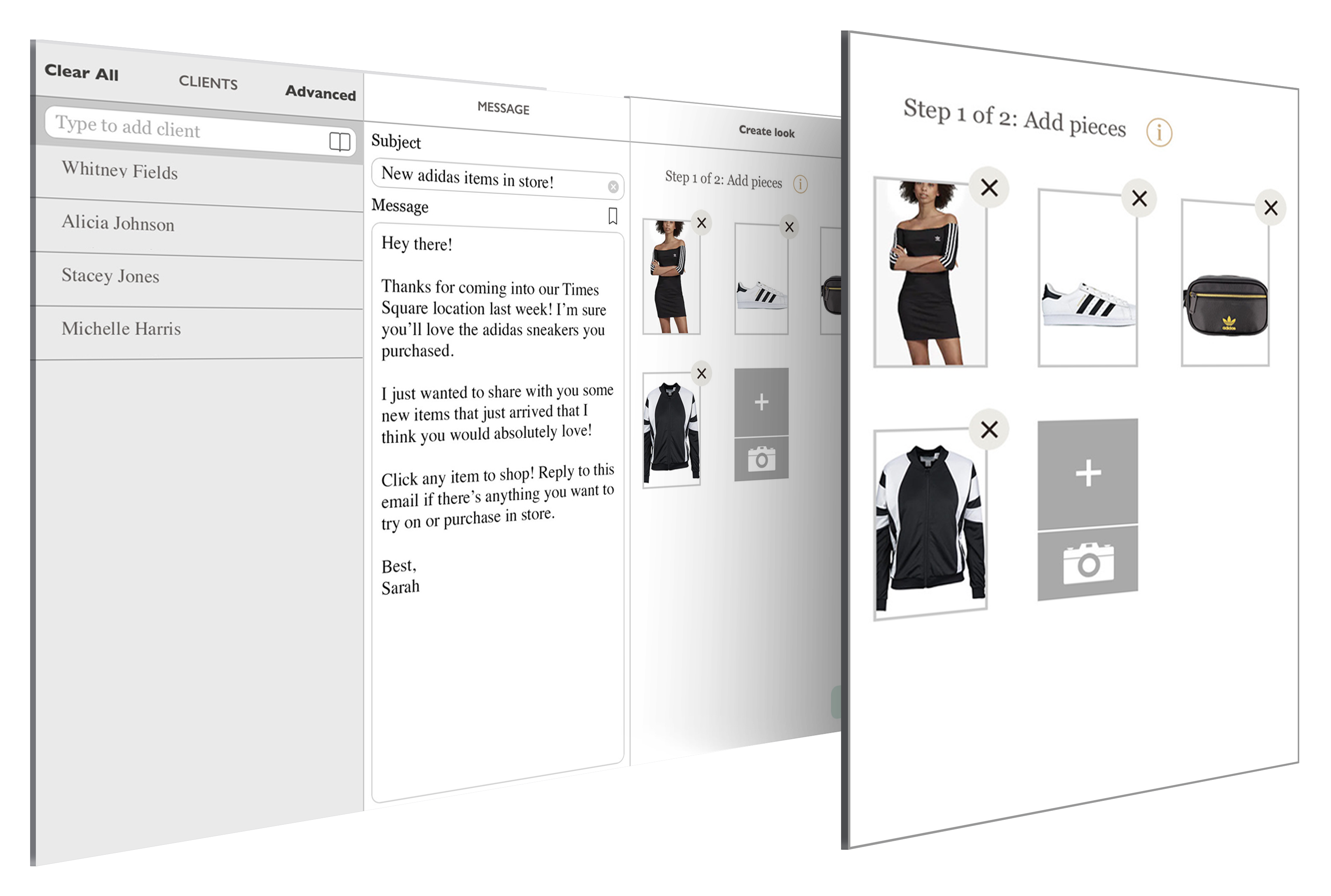 RemoteRetailVM Visual Merchandiser product selections for customers